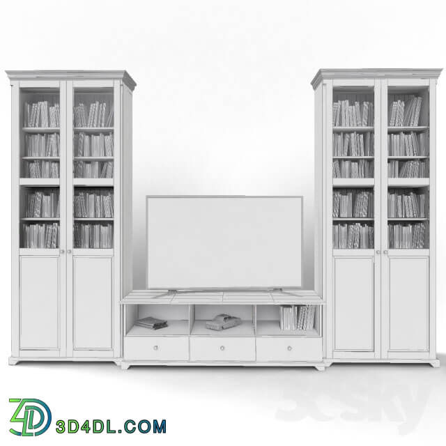 Wardrobe _ Display cabinets - Wardrobe TV combination
