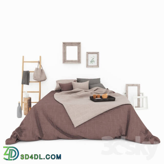 Bed - Linens with decor