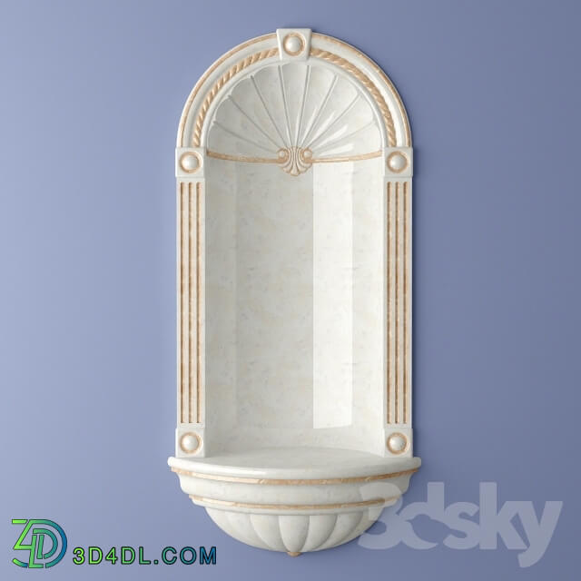 Decorative plaster - Classical niche.