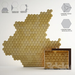 Tile - ETRURIA design Space Concept - Hexagon 