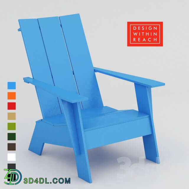 Arm chair - Adirondack Chair DESIGN WITHIN REACH _10 colors_