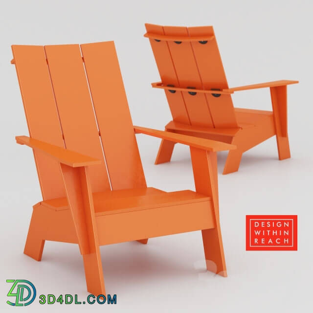 Arm chair - Adirondack Chair DESIGN WITHIN REACH _10 colors_