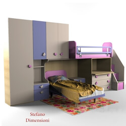 Full furniture set - Children__39_s Stefano Dimensioni 
