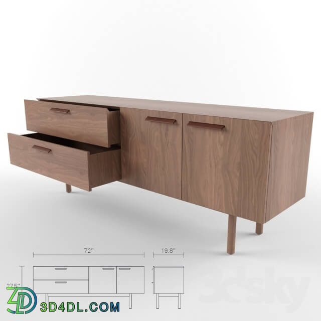 Sideboard _ Chest of drawer - Blu dot _ Shale 2 Drawer