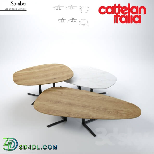 Table - CATTELAN ITALIA samba