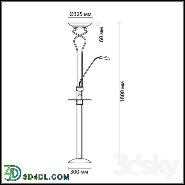 Floor lamp - Floor lamp ODEON LIGHT 2486 _ F_ 2487 _ F AXTON