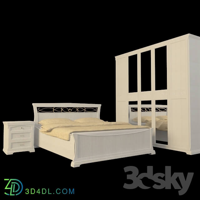 Bed - Aurora Avorio _Venier_ classic_