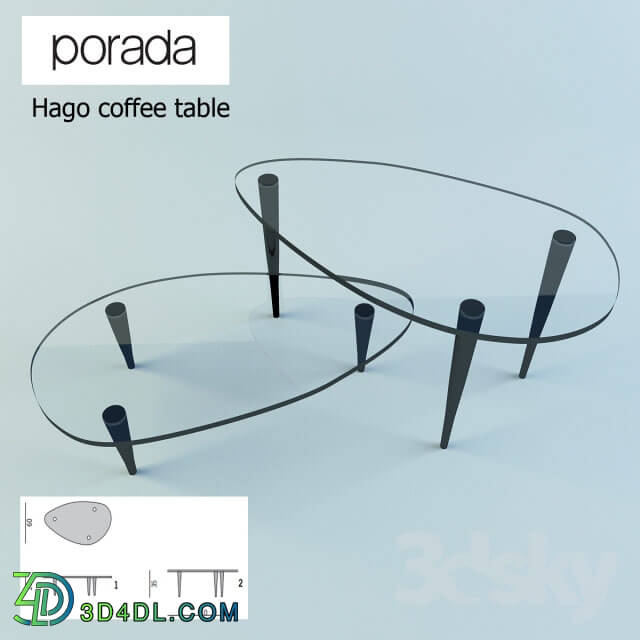 Table - Porada Hago coffee table