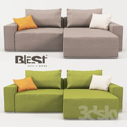 Sofa - OM Blank modular BL_101 in the configuration BMR _ 1TMX-ATMX _ BML from the manufacturer Blest TM 