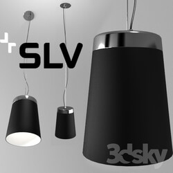 Ceiling light - SLV SATIN CONE SHADE Black 