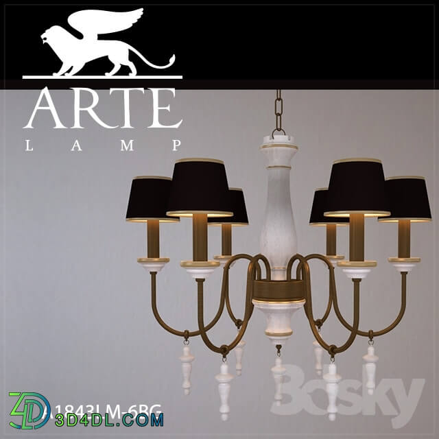 Ceiling light - Chandelier ArteLamp A1843LM-6BG