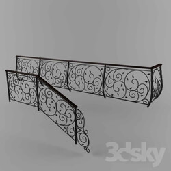Other architectural elements - Wrought-iron fence 
