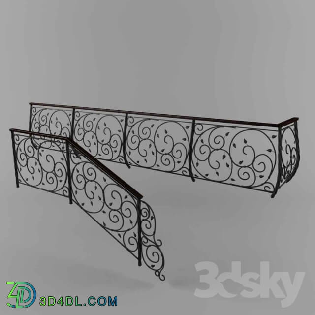 Other architectural elements - Wrought-iron fence