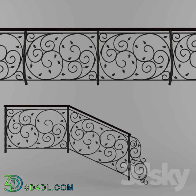 Other architectural elements - Wrought-iron fence