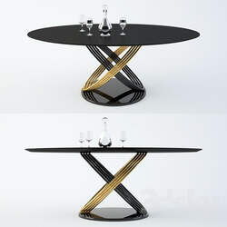 Table - Bontempi Fusion dining table 