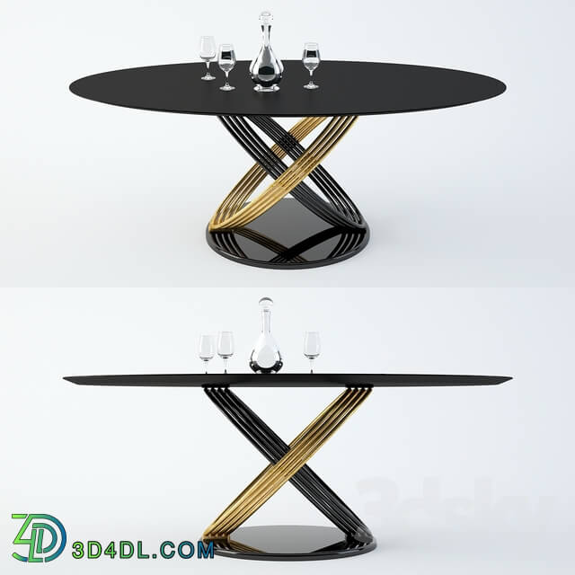 Table - Bontempi Fusion dining table