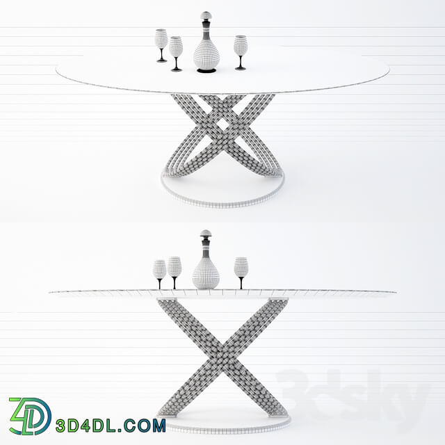 Table - Bontempi Fusion dining table