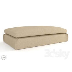 Other soft seating - Leuven large coffee ottoman 7801-1101l Beige 