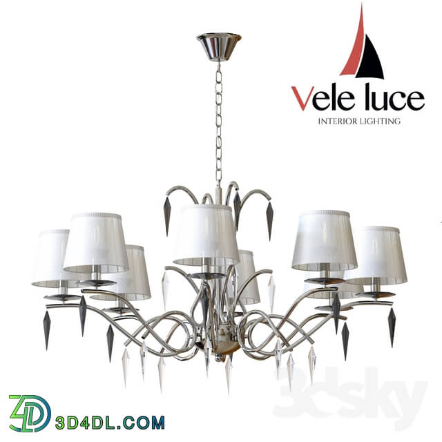 Ceiling light - Suspended chandelier Vele Luce Queen VL1783L08