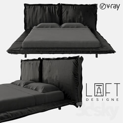 Bed - Bed LoftDesigne 3657 model 