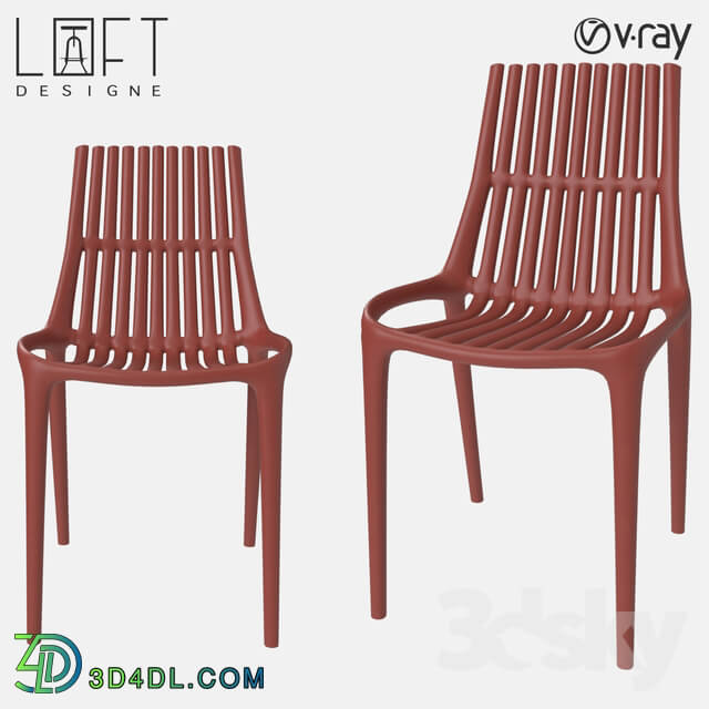 Chair - Chair LoftDesigne 30239 model