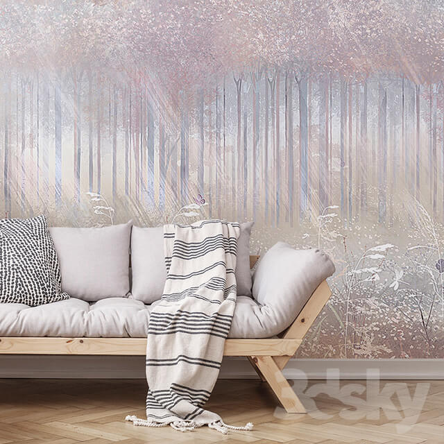 Wall covering - Creativille _ Wallpapers _ Sunny forest 4926