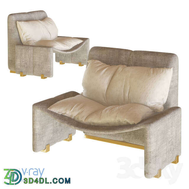 Arm chair - Armchair with cushion