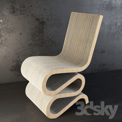 Chair - Frank Gehry Wiggle Side Chair 