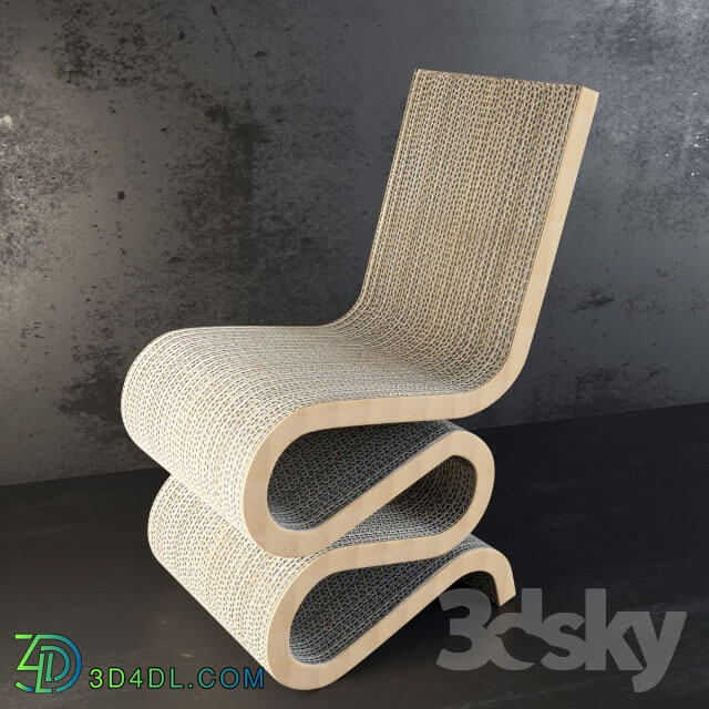 Chair - Frank Gehry Wiggle Side Chair