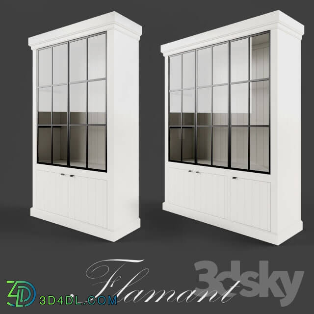 Wardrobe _ Display cabinets - Flamant - Library Iron Jason II