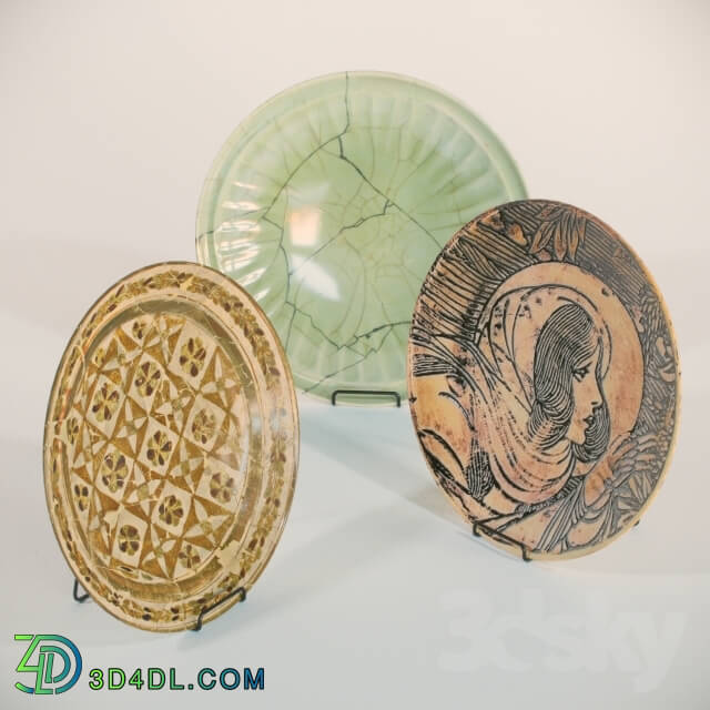 Other decorative objects - Kramicheskie plates