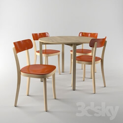 Table _ Chair - Basel Chair_Periferia Round Table 