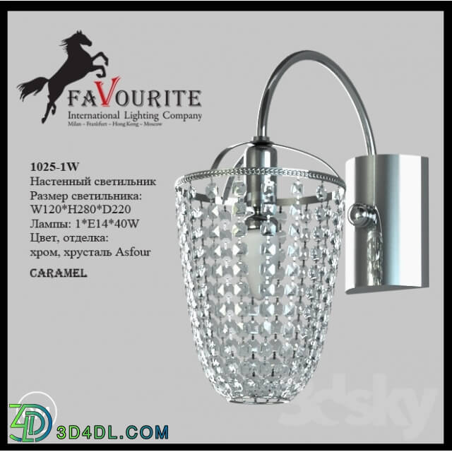 Wall light - Favourite 1025-1W