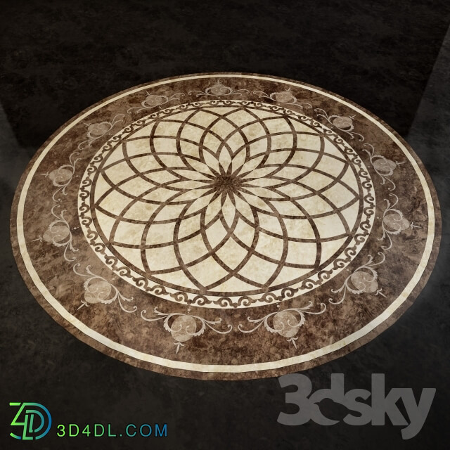 Other decorative objects - Rosette of marble