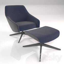 Arm chair - Montis Puk Low armchair _ pouf 