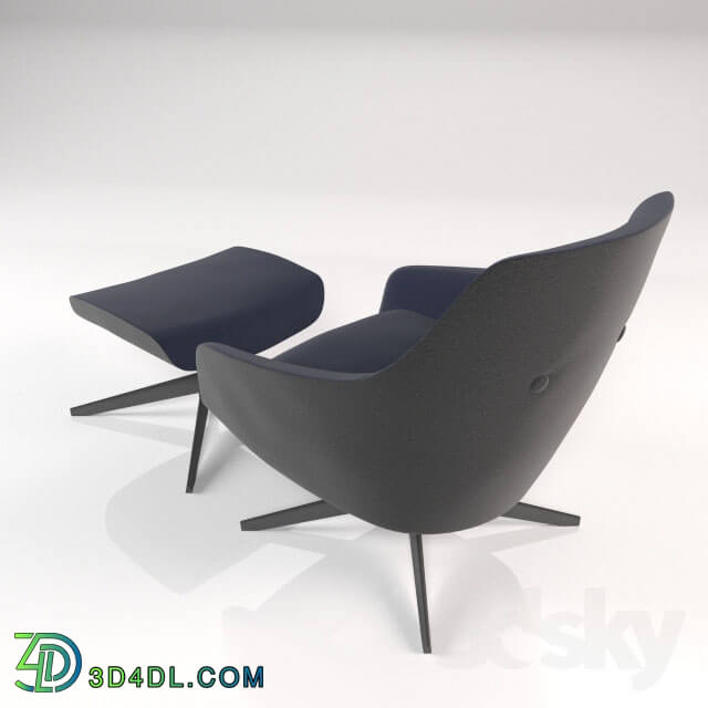 Arm chair - Montis Puk Low armchair _ pouf