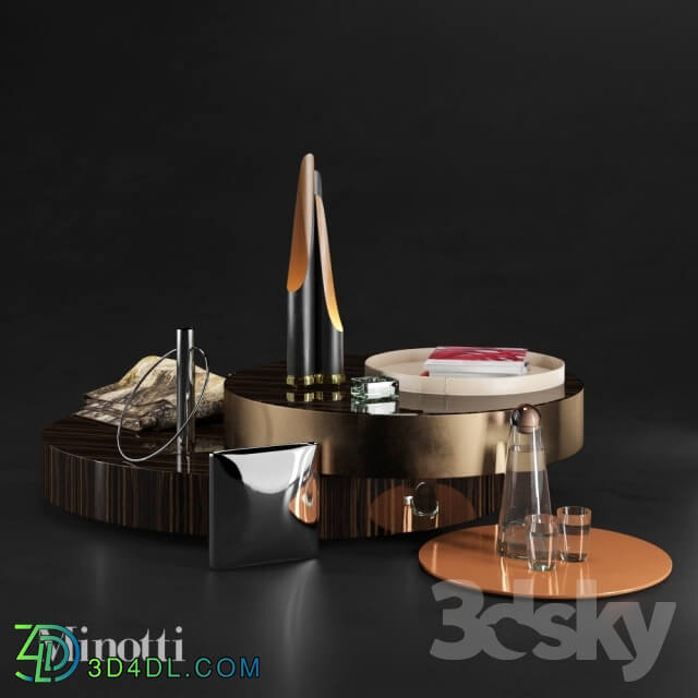 Decorative set - Decorative set Minotti 1