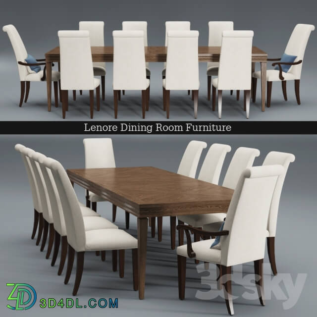 Table _ Chair - Lenore Dining Room Furniture