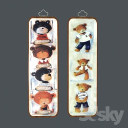 Miscellaneous - _quot_Tuscany Decor_quot_ panel _quot_Bears_quot_ 