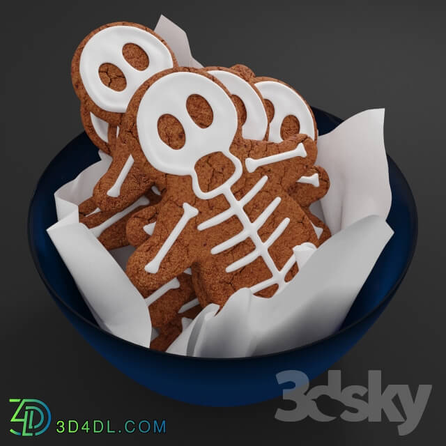 Food and drinks - gingerbread man