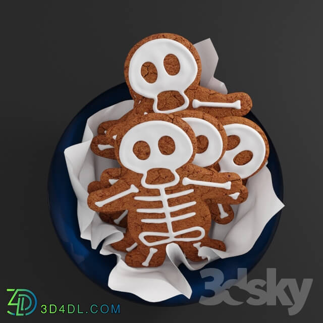 Food and drinks - gingerbread man