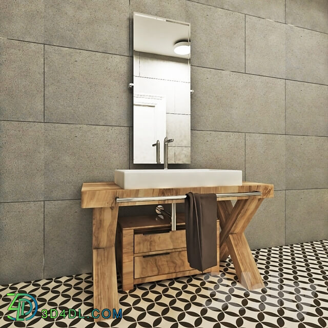 Bathroom furniture - vanity under the order