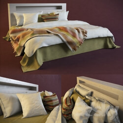 Bed - Scandinavian-style bed 
