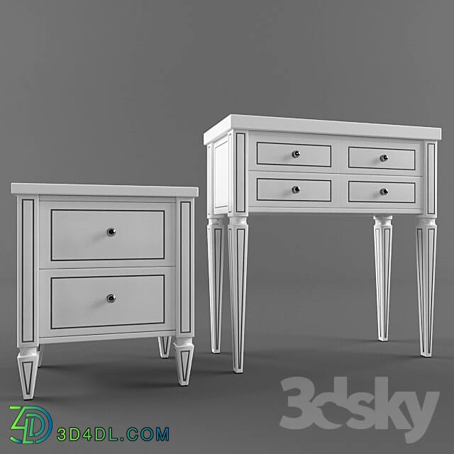 Sideboard _ Chest of drawer - KAVELIO console table and bedside table