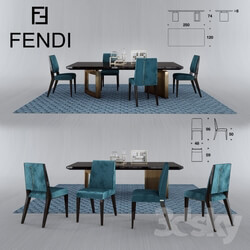 Table _ Chair - Fendi. ROMANCE. FORD 
