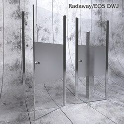 Shower - Shower door in niche Radaway - EOS DWJ 