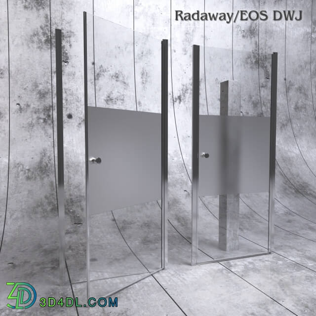 Shower - Shower door in niche Radaway - EOS DWJ