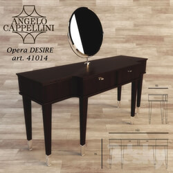 Table - Dressing table Angelo Cappellini Opera DESIRE 