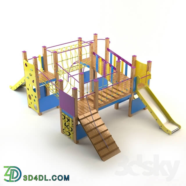 Other architectural elements - Children__39_s play complex