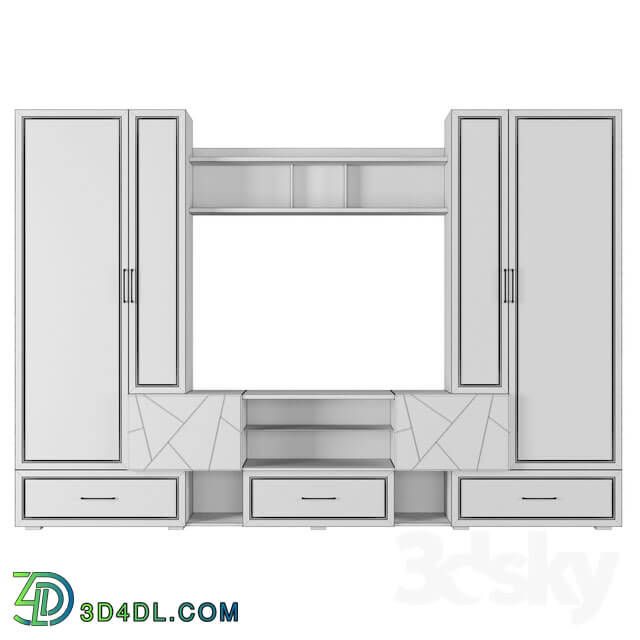 Wardrobe _ Display cabinets - Cabinet for TV_01